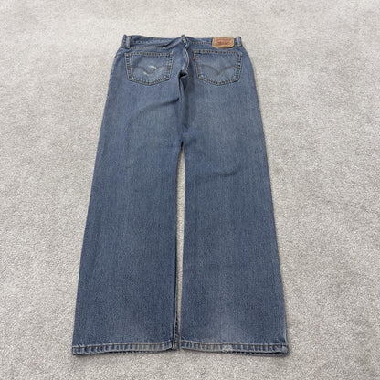 Levi’s 505 jeans y2k W34L32 blue denim Levi’s straight leg red tab logo 2000s style pants