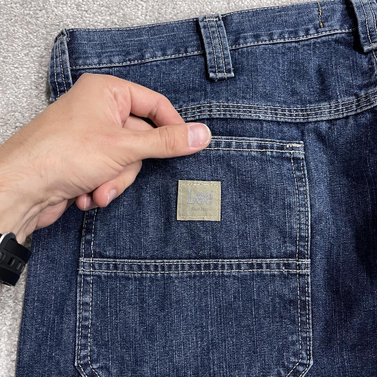 Lee Dungarees baggy jeans blue W40L30 denim carpenter skater cargo pants