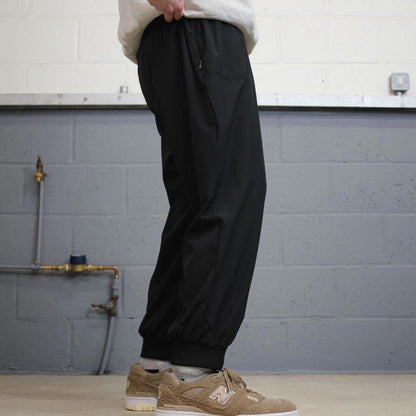 Black FILA trackies 16 loose y2k style joggers adjustable print logo track pants