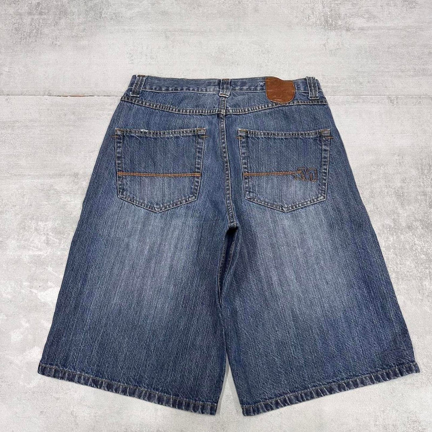 Mens Baggy Mecca Jean shorts W32