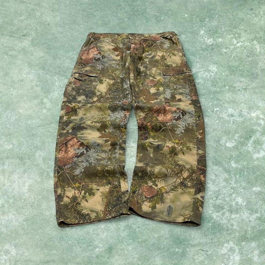 Baggy camo cargo pants wide leg green Loose floaty King's Camo tree camouflage cargos