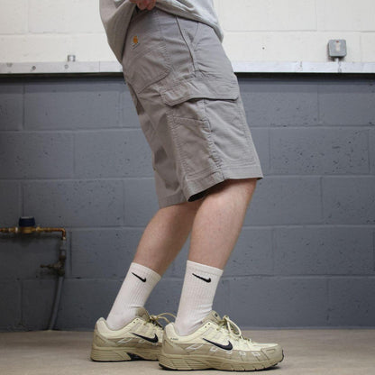 Carhartt cargo shorts y2k loose grey Relaxed fit skater style summer work shorts