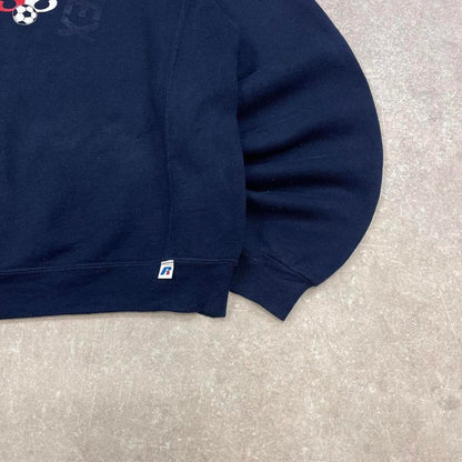 Navy vintage Russell sweatshirt M