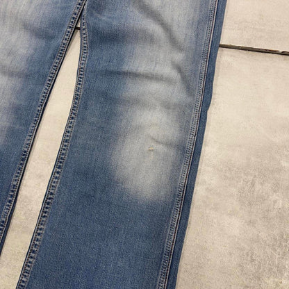 Vintage Wrangler jeans W33L34 mens blue straight leg denim y2k jeans