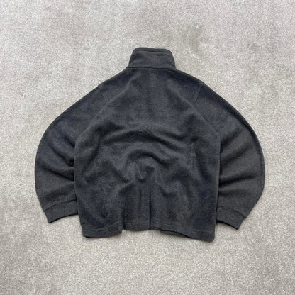Grey Columbia technical fleece Medium women's y2k style full zip up autumn