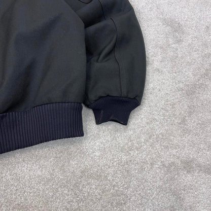 Black hooded Carhartt active jacket L 90s style canvas skater bomber