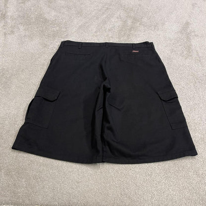 Dickies baggy cargo shorts black Chino style skater surf shorts wide leg summer