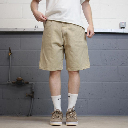 Vintage baggy stone Wrangler jorts W34