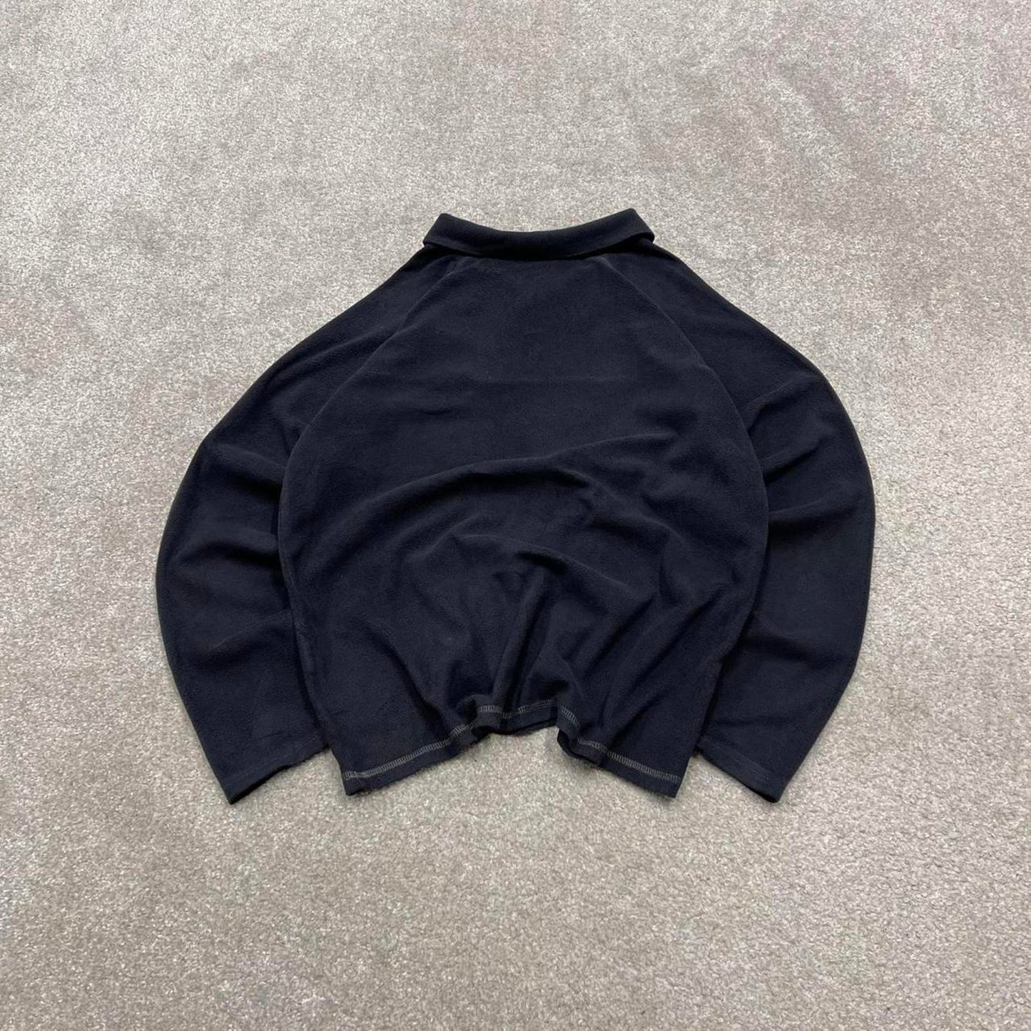 00s Columbia technical fleece XL (18/20) kids black 1/4 zip up y2k style autumn winter