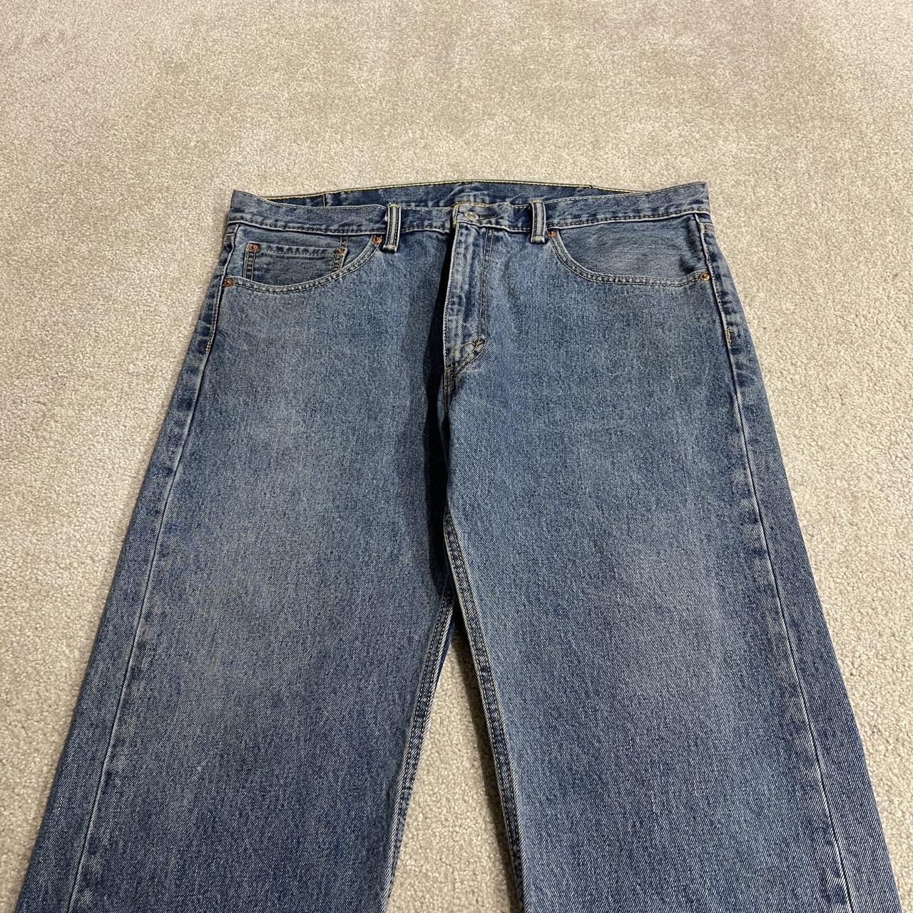 Levi’s 505 jeans Y2K W38L32 blue Levi’s straight leg surf style pants red tab logo