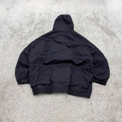 Y2k Columbia technical windbreaker jacket XL Tall men's y2k style hooded adjustable tech autumn