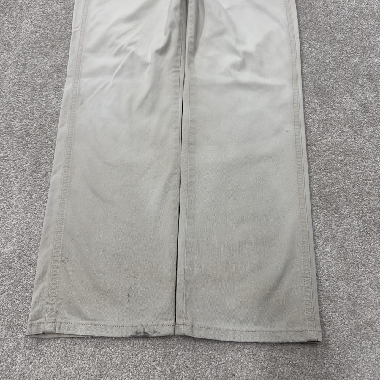 Wrangler straight leg stretch jeans y2k beige