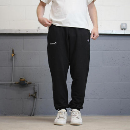 Vintage y2k black Champion joggers M loose jogger sweatpants embroidered logo
