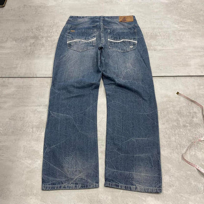 Blue embroidered Enyce jeans W34 L30 loose denim hip y2k jeans