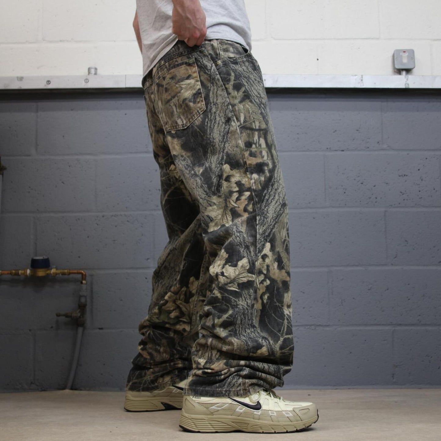 Baggy Realtree camo jeans wide leg khaki Loose wide leg denim Redhead camouflage hunting pants