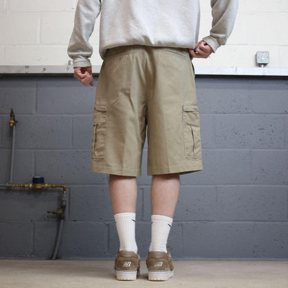 Y2K Dickies baggy cargo shorts skater khaki Loose chino style summer festival shorts