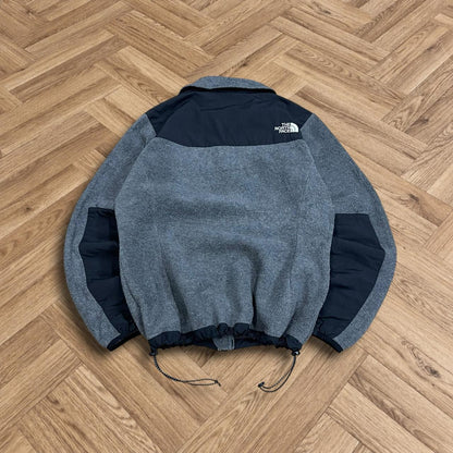 Y2K North Face Denali fleece Women's TNF full zip grey black paneled autumn technical Polartec