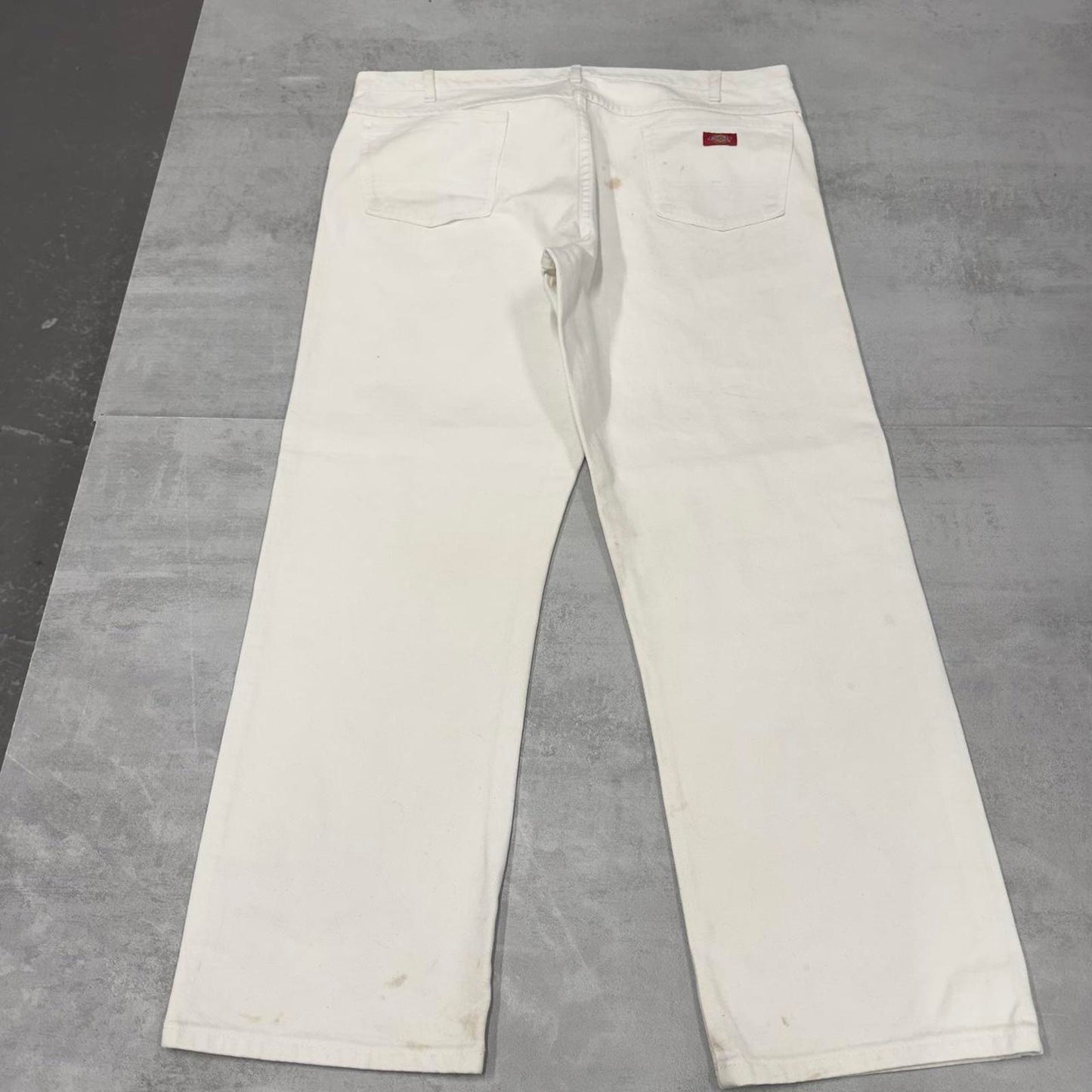 White Dickies jeans W42L32 loose 90s workwear skate style pants