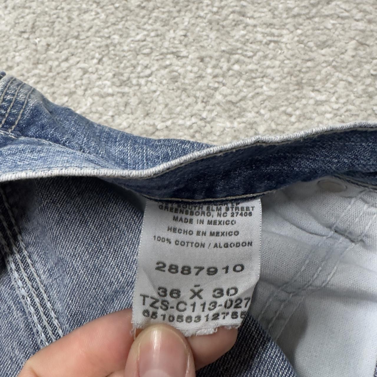 Vintage baggy Lee carpenter jeans y2k blue Loose leg skater style utility workwear trousers