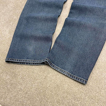 Vintage y2k Levi's 505 jeans blue Straight leg denim casual pants red tab logo