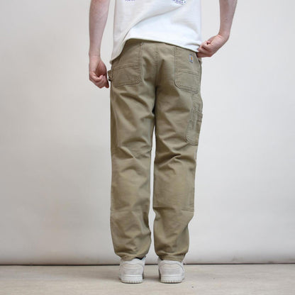 Carhartt double knee carpenter pants size 18 (W38 L30) khaki slim fit work trousers