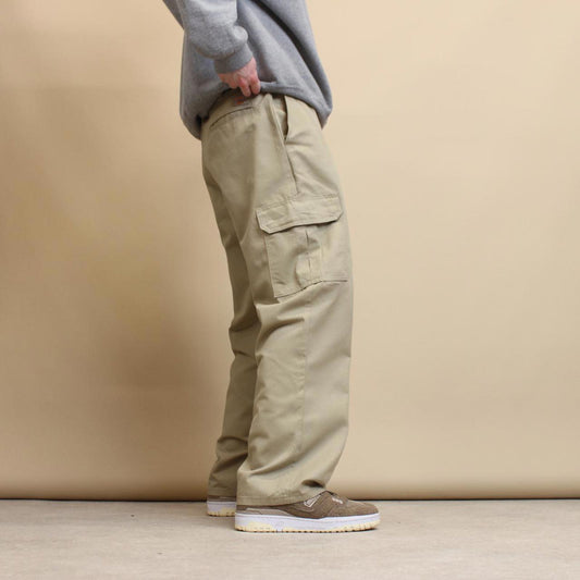 Khaki baggy Dickies cargo pants W36L30
