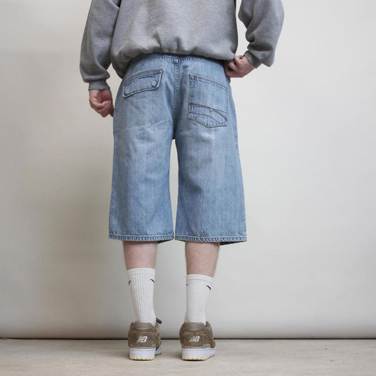 G Unit denim shorts W32 loose denim Y2K hip hop skate style jorts