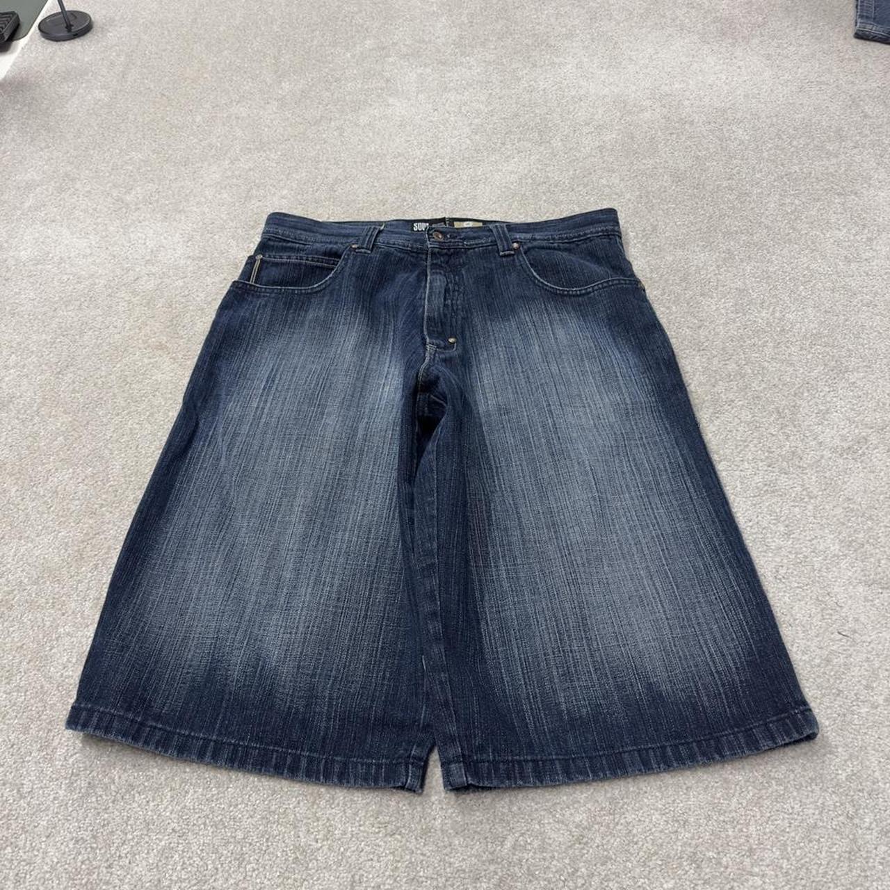 Baggy Southpole denim shorts y2k blue