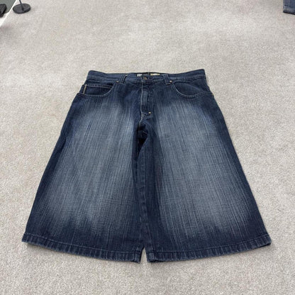 Baggy Southpole denim shorts y2k blue
