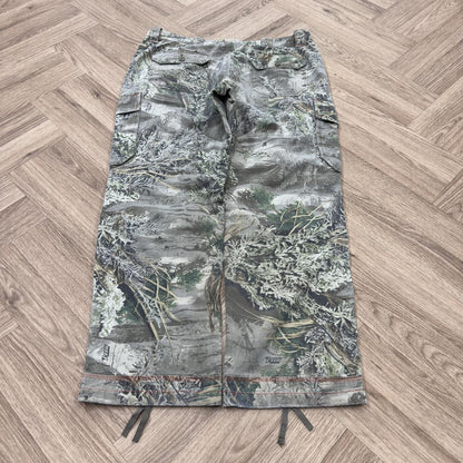 Vintage baggy camo cargo hunting pants Loose leg redhead camouflage utility combat trousers
