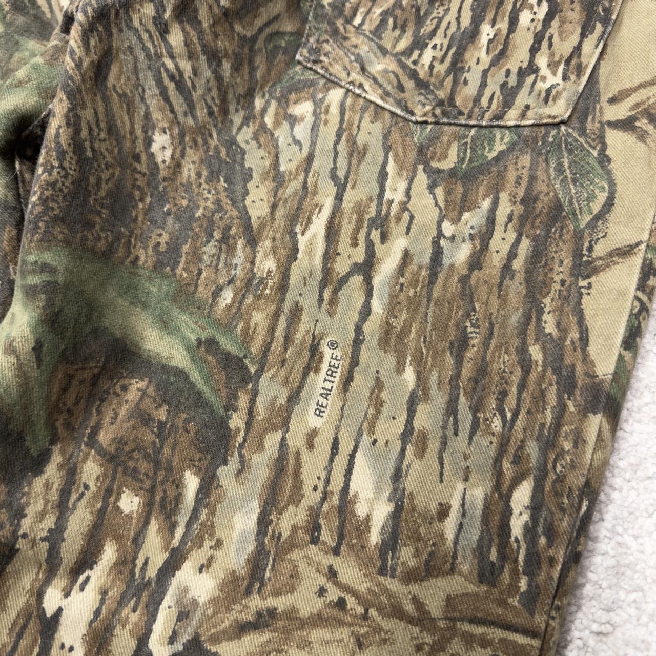 Cabela's Realtree camo pants Y2K khaki Straight camouflage pattern outdoors hunting utility trousers