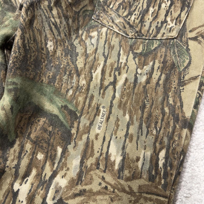 Cabela's Realtree camo pants Y2K khaki Straight camouflage pattern outdoors hunting utility trousers