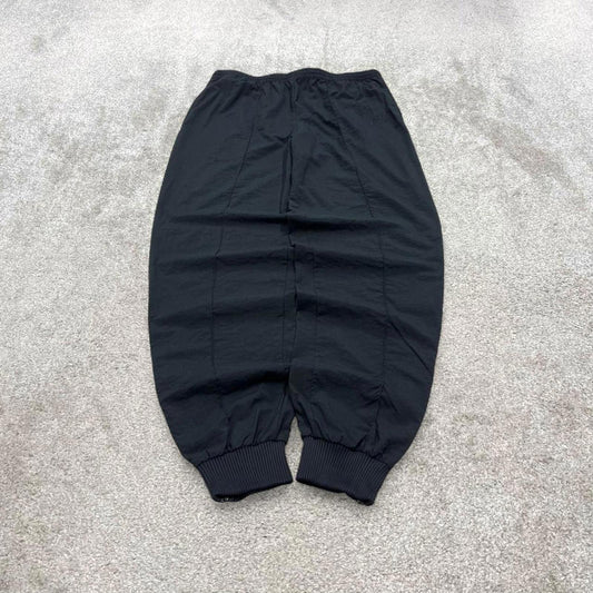 Vintage y2k Nike tracksuit bottoms black Lightweight floaty embroidered running track pants