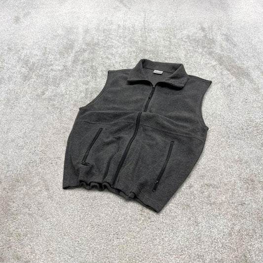 Columbia technical fleece gilet S full zip up y2k style autumn