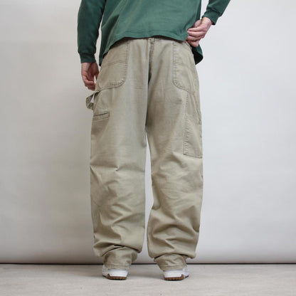 Wrangler carpenter trousers W40L34 loose canvas 90s workwear skate style cargo pants