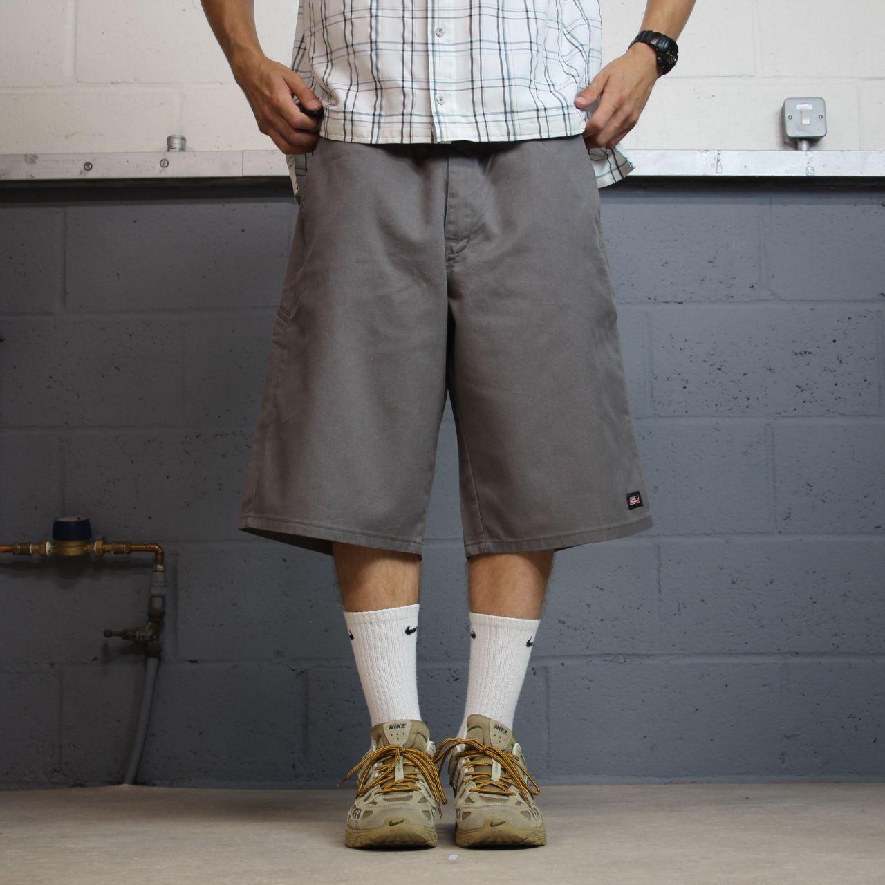 Dickies baggy shorts chino carpenter grey Twill chino skater style shorts loose cargo