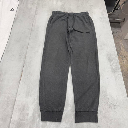Y2k Grey Puma joggers M Mens sweatpants gymwear embroidered logo