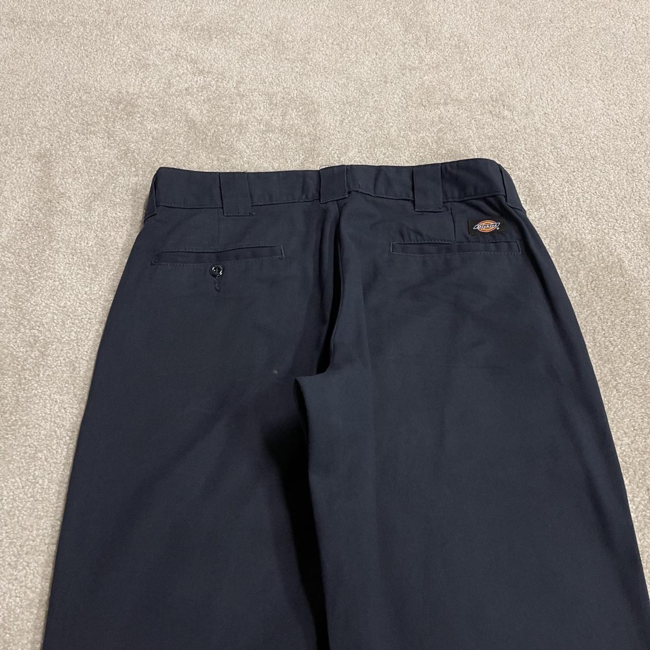Y2K Dickies 874 work pants navy slim taper straight leg chino skater style trousers
