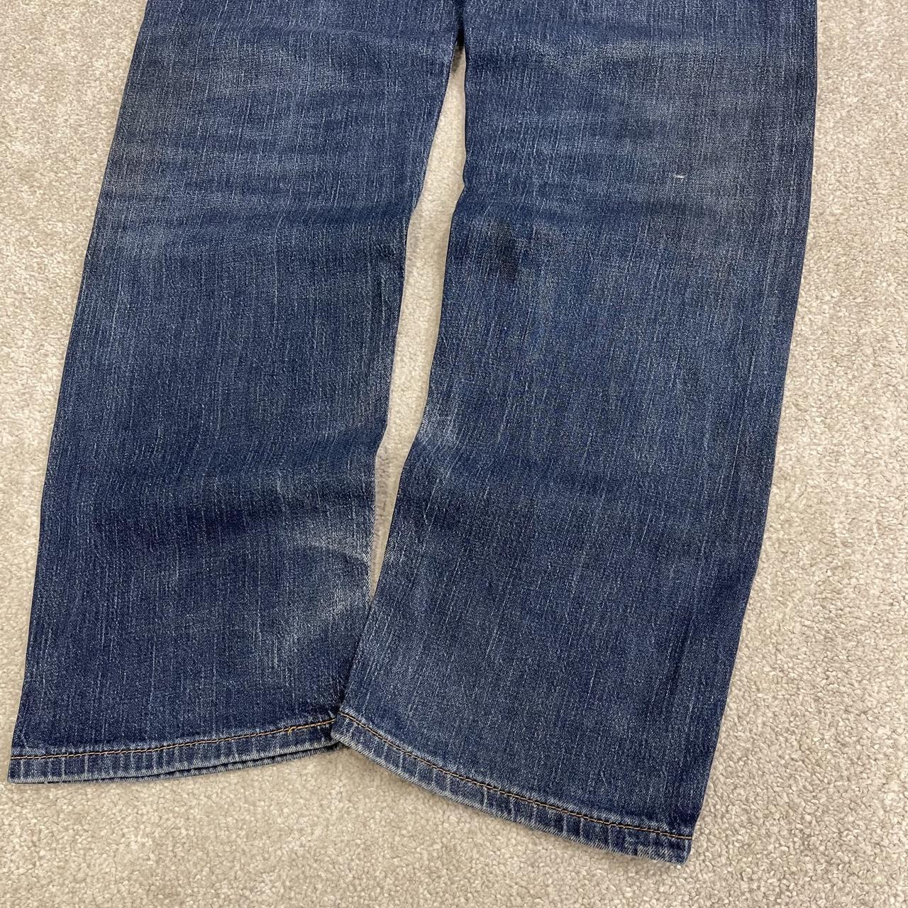 Y2K Levi’s 505 jeans straight leg faded blue Straight fit 5 pocket pants belt loops red tab logo