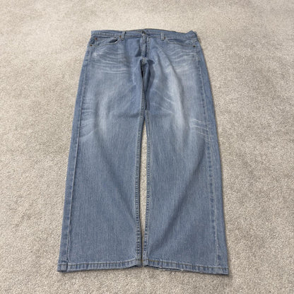 Levi’s 505 jeans Y2K W38L30 washed blue Levi’s straight leg surf style pants red tab logo