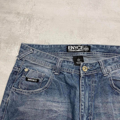 Blue embroidered Enyce jeans W34 L30 loose denim hip y2k jeans