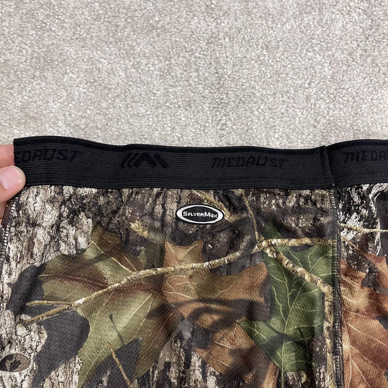 Mossy Oak camo under layer thermal pants khaki Lightweight cuffed Medalist camouflage long johns