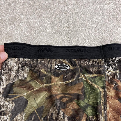 Mossy Oak camo under layer thermal pants khaki Lightweight cuffed Medalist camouflage long johns