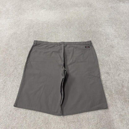 Dickies baggy carpenter shorts grey W44 long leg chino skater style shorts