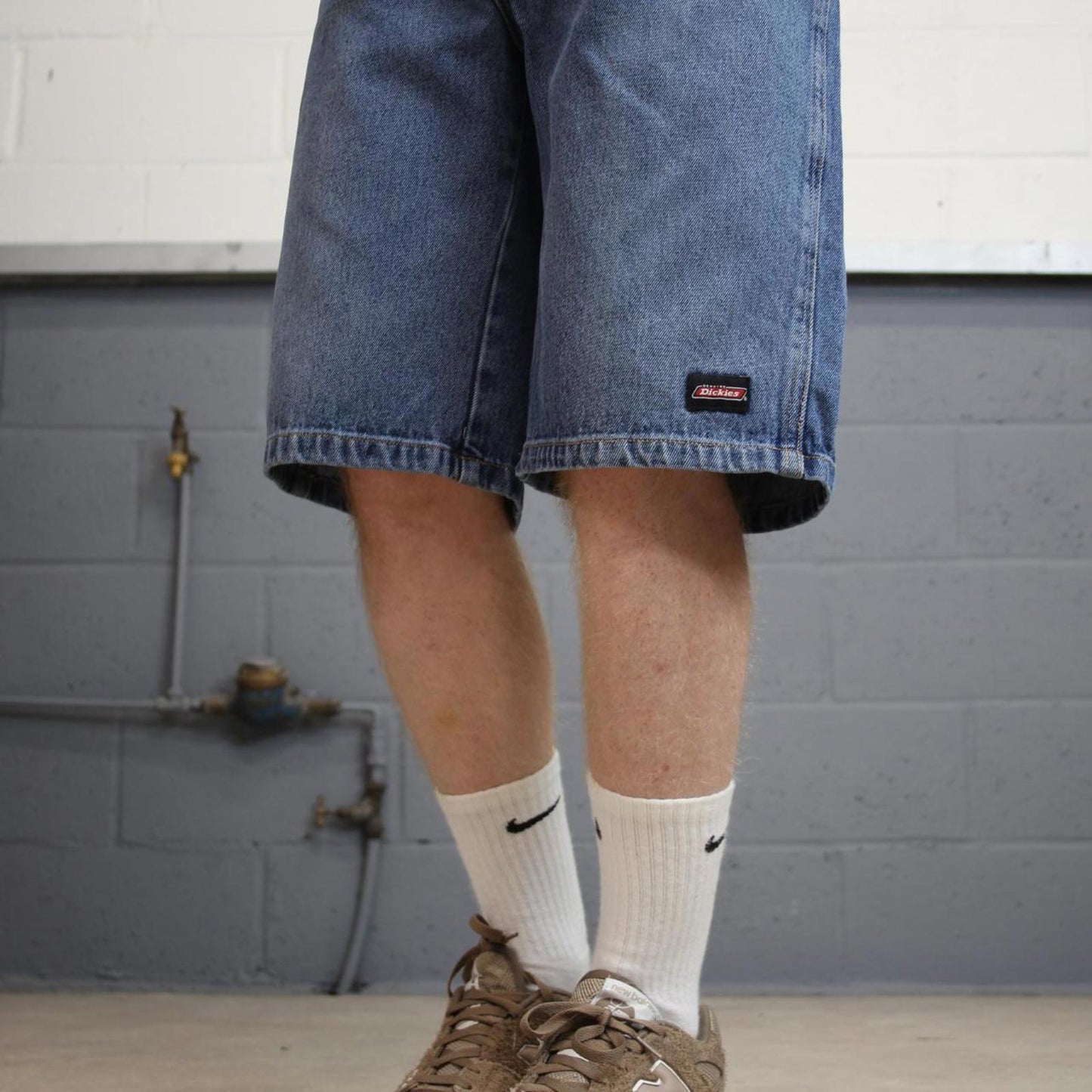 Dickies carpenter skate jorts W30 Faded blue loose denim y2k style shorts