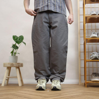 Vintage Dickies chino pants Y2K Loose straight leg workwear trousers loose