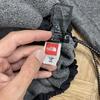 Y2K North Face Denali fleece Women's TNF full zip grey black paneled autumn technical Polartec