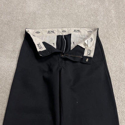 Dickies 874 pants black original fit W34L30 Loose straight fit skater style chino work trousers