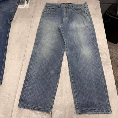 Blue Moda baggy skate jeans W36 L32 loose denim 90s style hip hop pants
