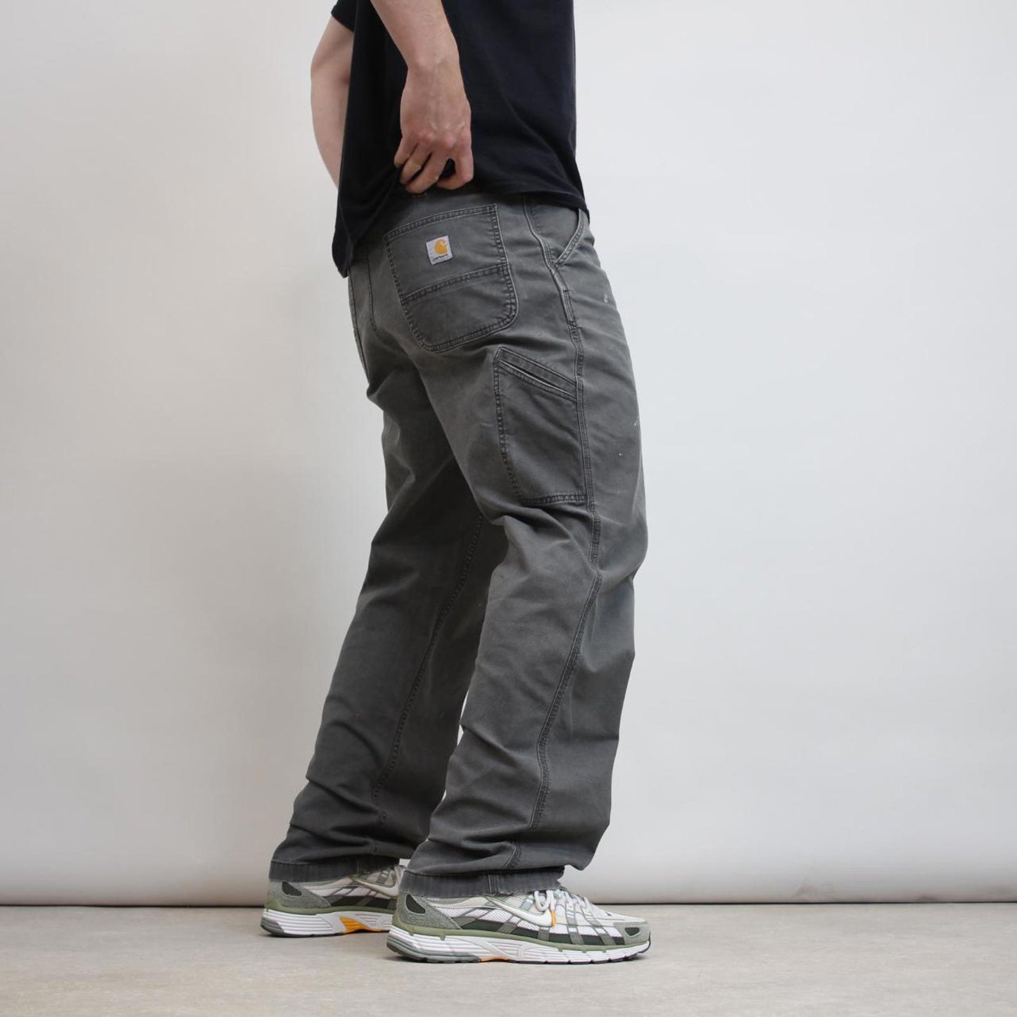 Carhartt carpenter pants W38 L34 grey Loose relaxed fit skate pants
